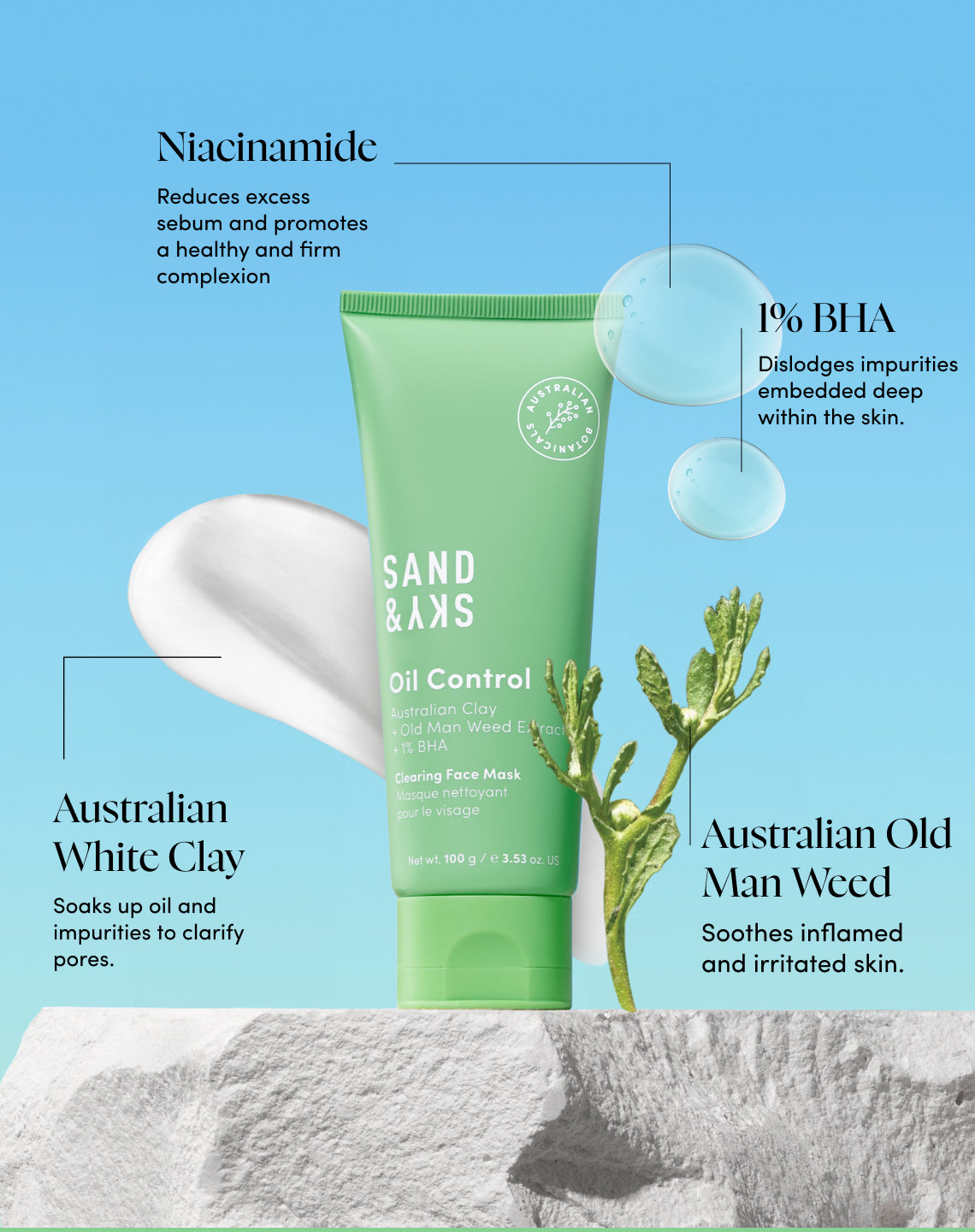 Oil Control Clearing Face Mask