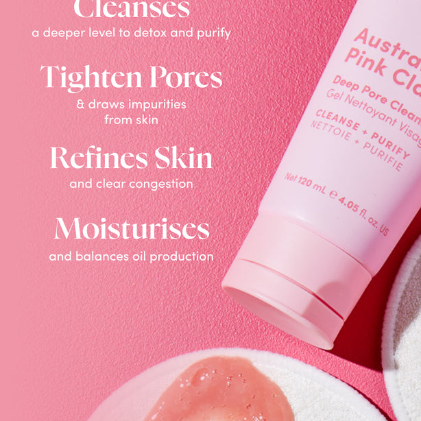 Australian Pink Clay Deep Pore Cleanser