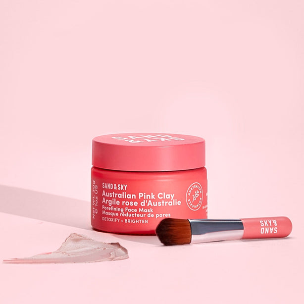 Australian Pink Clay Porefining Face Mask Deluxe Travel Size